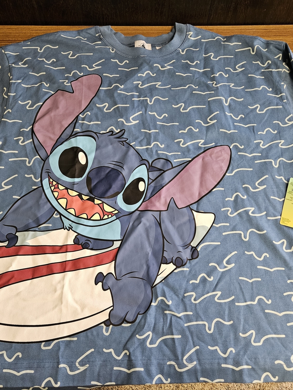 Disney Store Celebration Crew Stitch Surfing Jersey - Unisex